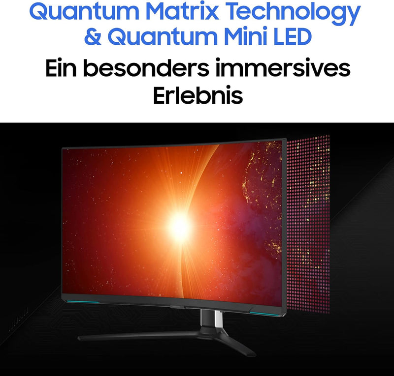 Samsung Odyssey Neo G8 Gaming Monitor S32BG850NP, 32 Zoll, VA-Panel, 4K UHD-Auflösung, AMD FreeSync