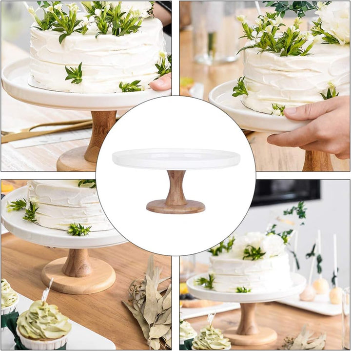 BESPORTBLE Keramik Tortenplatte Kuchenplatte Tortenständer Hoz Cupcake Ständer Kuchenständer Muffins