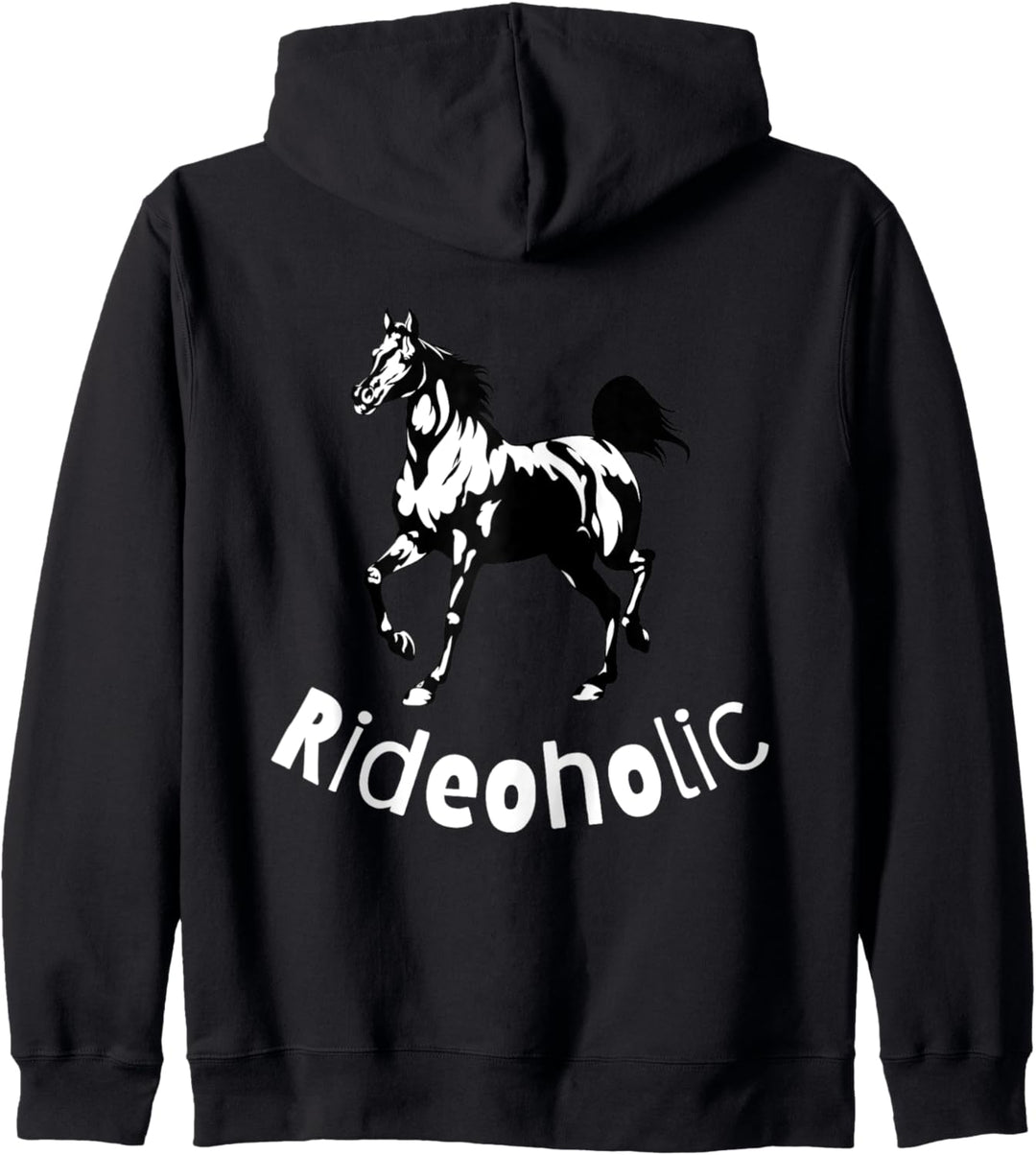 Rideoholic, reiten Damen Mädchen reiten Pferde Reiter Kapuzenjacke