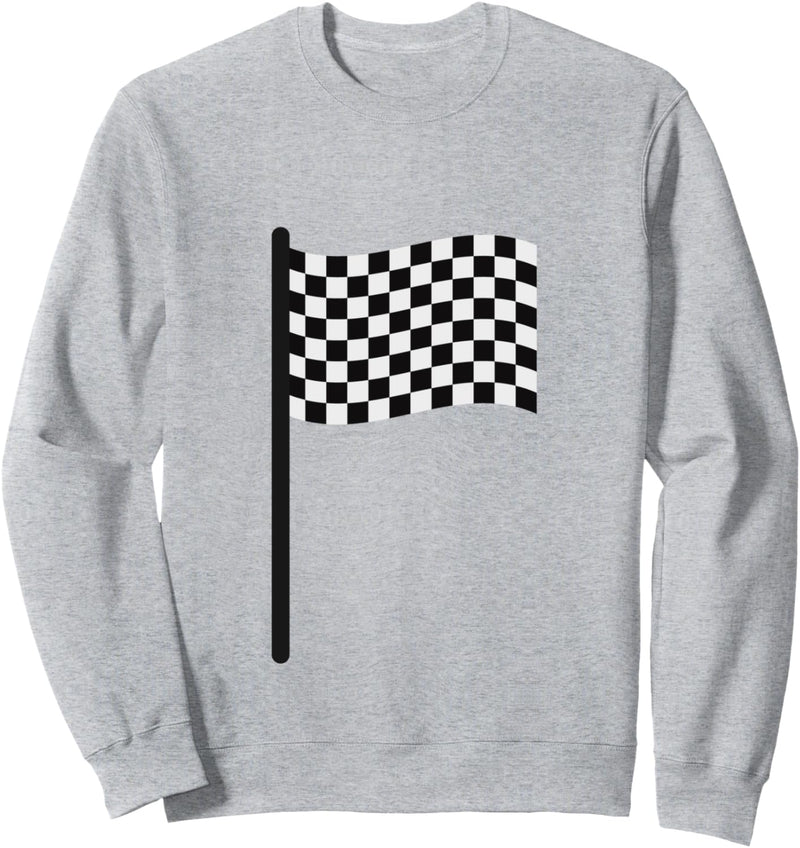 Karierte Rennflagge Sweatshirt