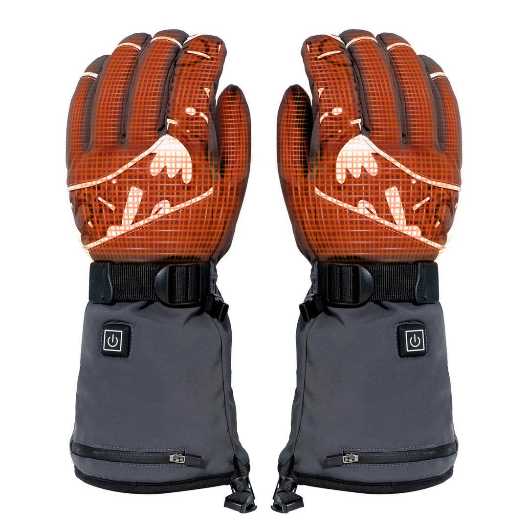 Minthouz W13 Beheizte Handschuhe, 5V 5000mAh Akku Beheizbare Handschuhe für Herren Damen, Wärmehands