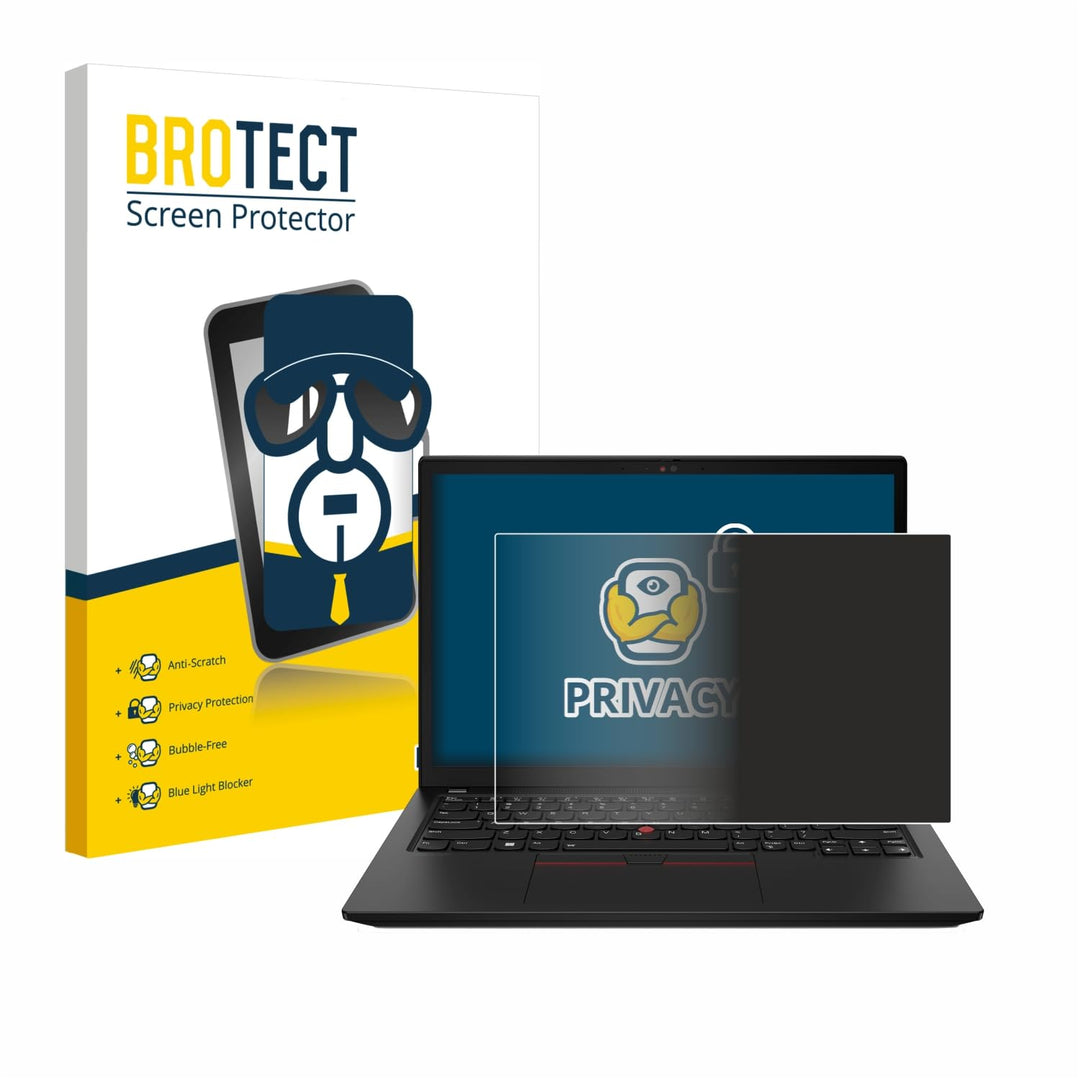 BROTECT Anti-Spy Blickschutzfolie für Lenovo ThinkPad X13 Gen 3 Privacy Screen Protector [Displaysch