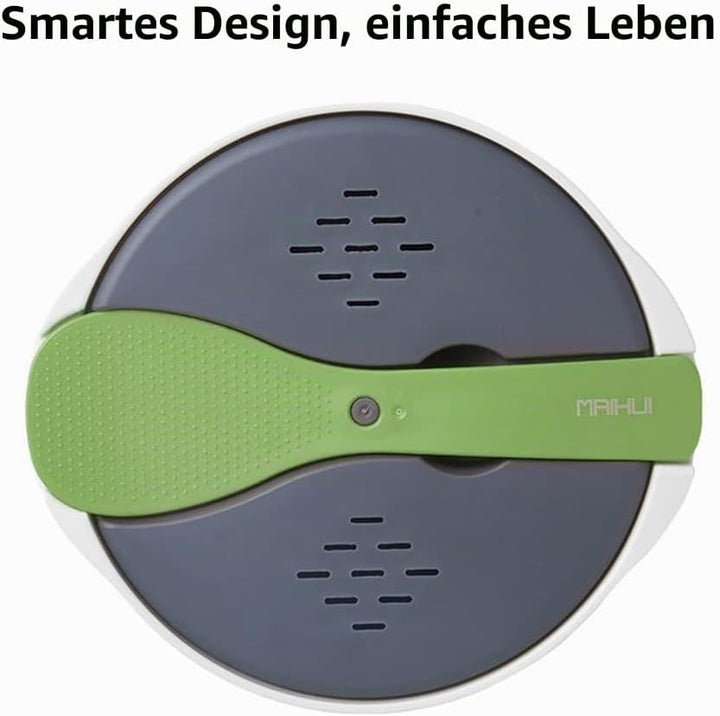 Mikrowellen Reiskocher, 2L Mikrowellen Dampfgarer für Mikrowelle Reis, PP in Lebensmittelqualität Mi