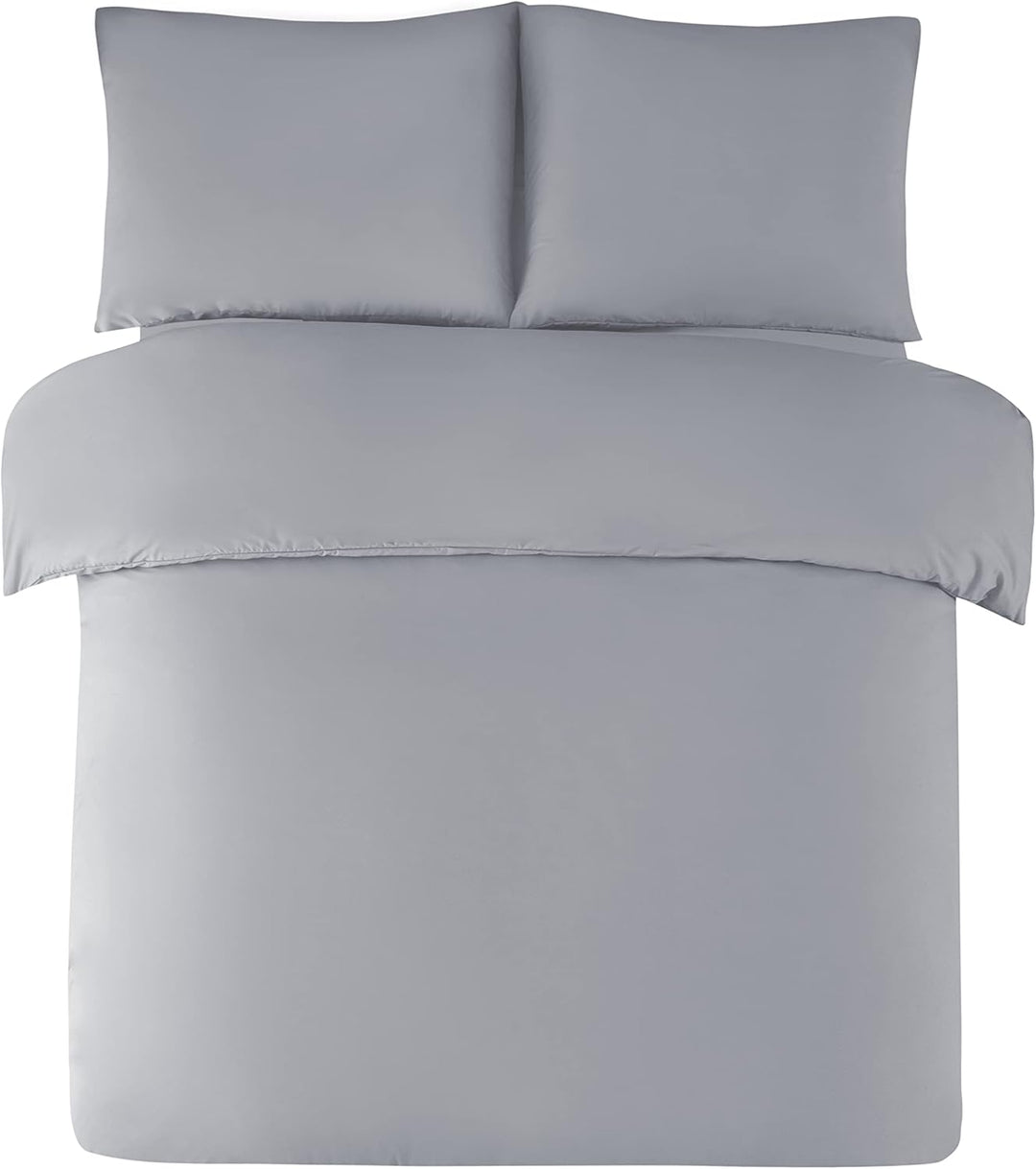 AYSW Bettwäsche gebürstet Microfaser 1 Bettbezug 200 X 220cm + 2 Kopfkissenbezug 80x80cm mit Reissve