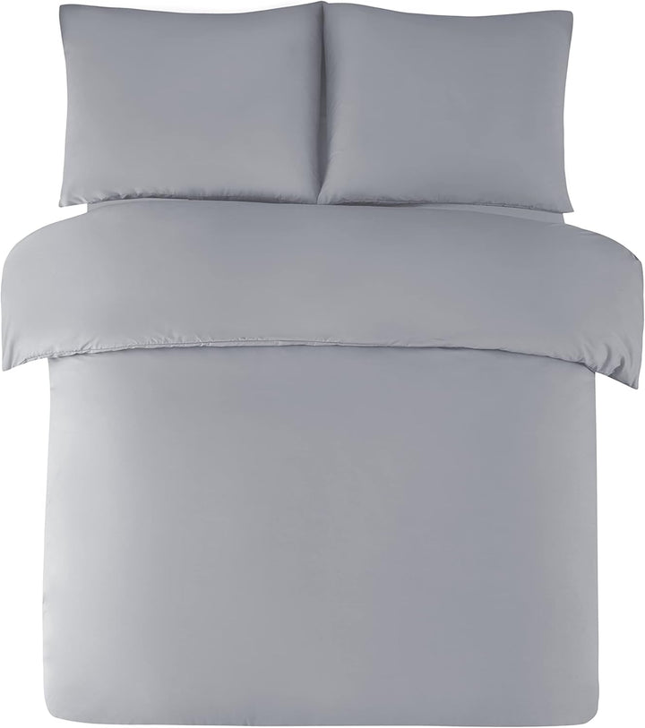 AYSW Bettwäsche gebürstet Microfaser 1 Bettbezug 200 X 220cm + 2 Kopfkissenbezug 80x80cm mit Reissve