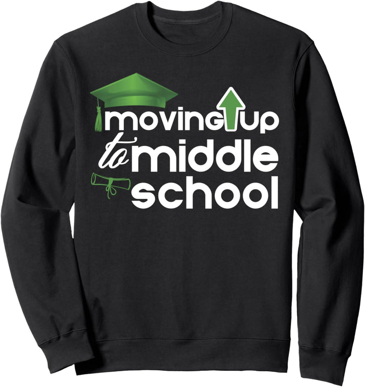 Aufstieg zur Middle School Lustiger Abschluss Sweatshirt