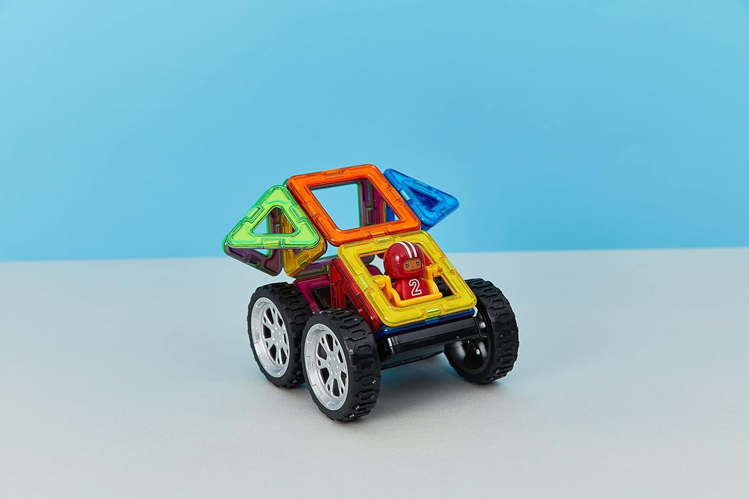 MAGFORMERS Wow Plus Set-magnetische Bausteine 18 TeileMagnetspielzeug-Magneten Fuer KinderMagnetbaus
