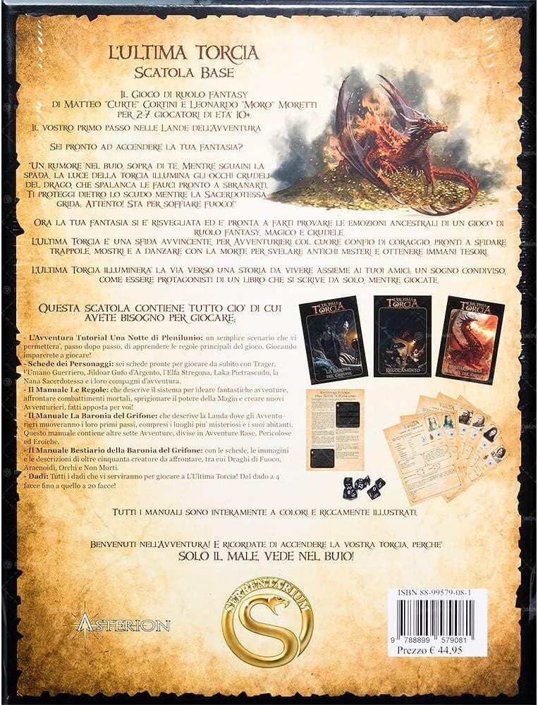 Asterion L'ultima Torcia - Gioco di Ruolo Fantasy - Italiano