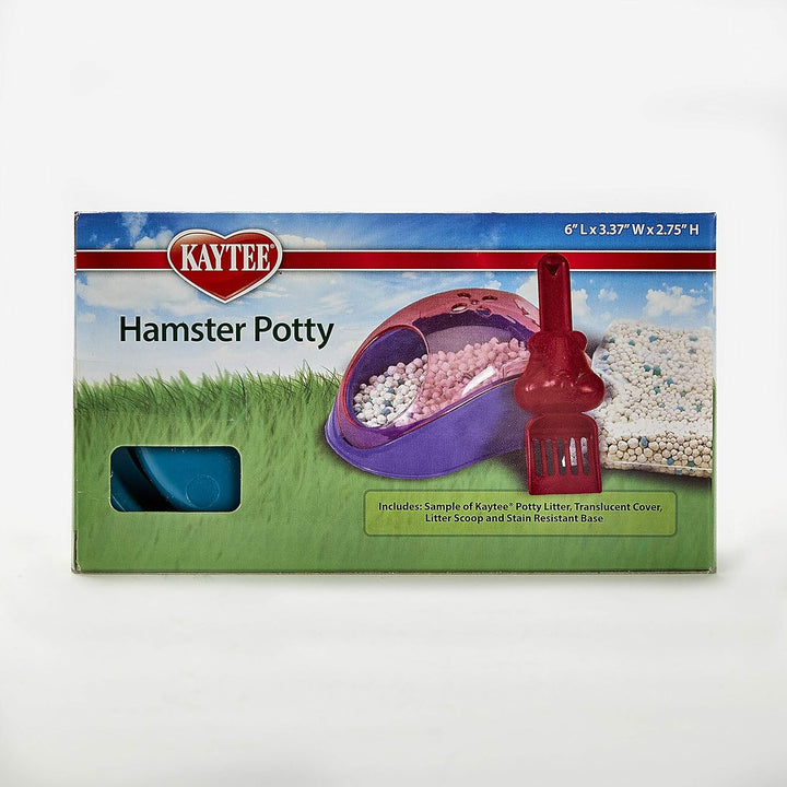Kaytee, Hamstertöpfchen, Hamster-, Gerbil- & Nager-Toilette, inklusive Streu und Schaufel, für jeden