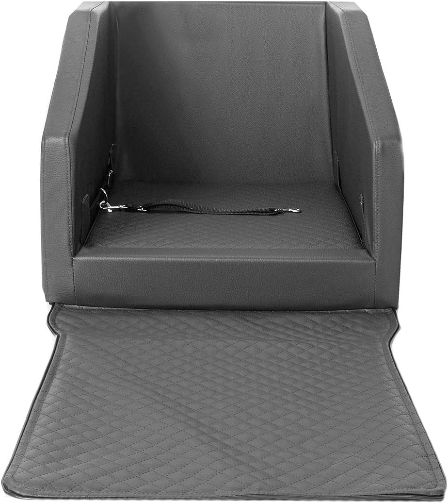 Mayaadi Home Hundeautositz Beno Hundesitz Hundebett Autokörbchen Autositz Kunst Leder Auto Sitz Wass