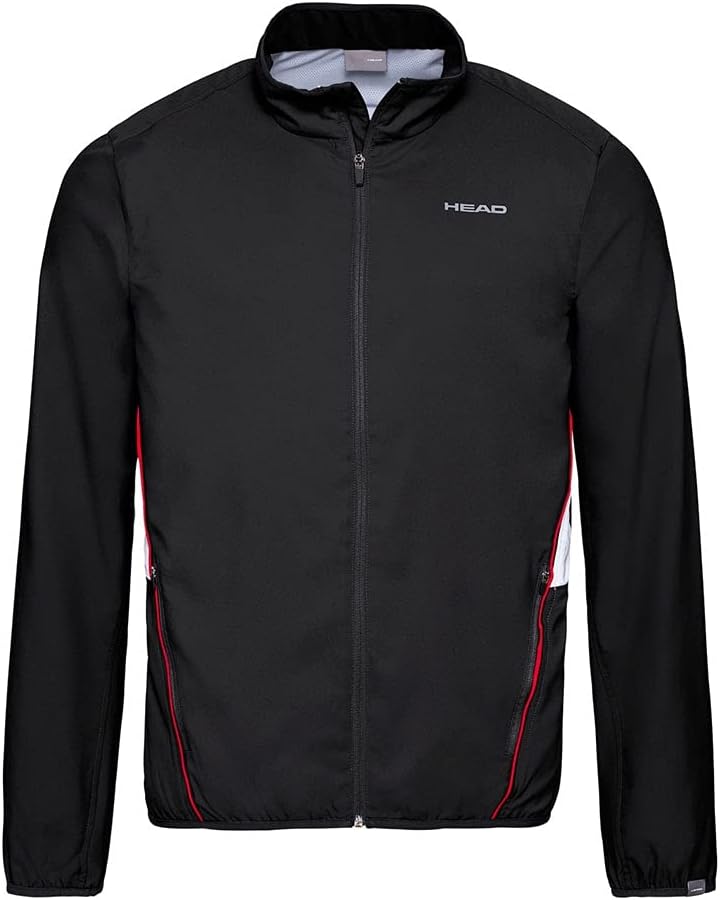 HEAD Herren Club Jacket M Tracksuits S Schwarz, S Schwarz