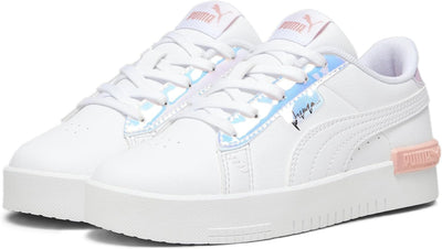 PUMA Mädchen Jada Crystal Wings Ps Sneaker 21 EU Puma White Peach Smoothie Puma Black, 21 EU Puma Wh