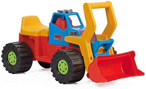 Kinderbagger Sitzbagger mit Schaufel und Untersitzablage Kinderfahrzeug für Kinder ab 2 Jahre Spielz