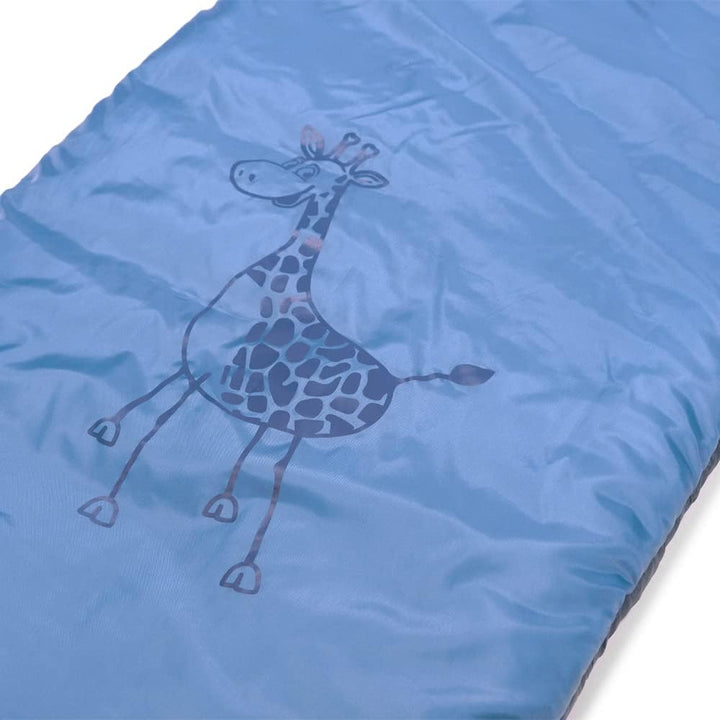 outdoorer Kinderschlafsack Dream Express - Deckenschlafsack für Kinder, mit Baumwolle gefüttert Blau