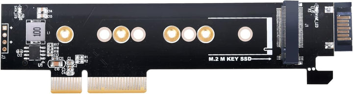 Silverstone SST-ECM28-1-x-NVMe-und-1-x-SATA-M.2-SSD zu PCIe-x4-1HE-Adapterkarte