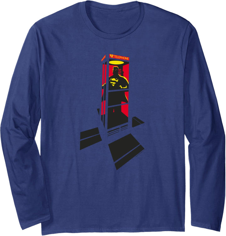 Superman Super Booth Langarmshirt