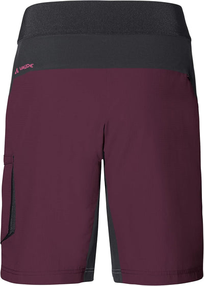 VAUDE Damen Bike Shorts Women's Qimsa Shorty 38 Cassis, 38 Cassis