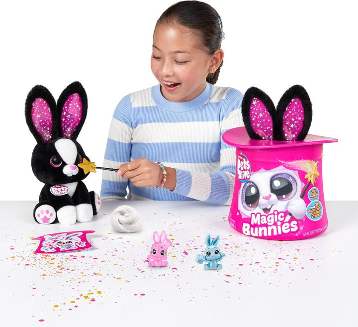 Pets Alive 9549A (Pink) Bunny Magic Bunnies von ZURU, Large (32 cm), Pink