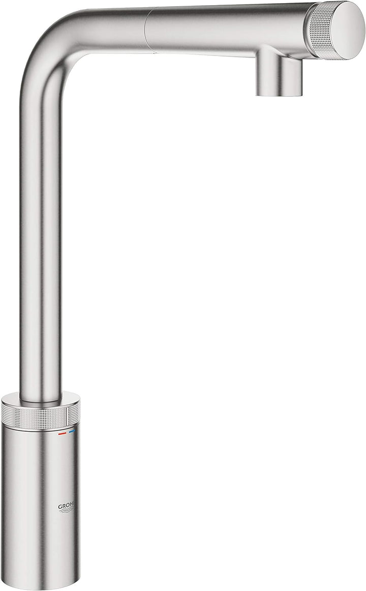 GROHE Minta SmartControl - Spültischbatterie (Schwenkbereich 140°, Eigensicher gegen Rückfliessen, E
