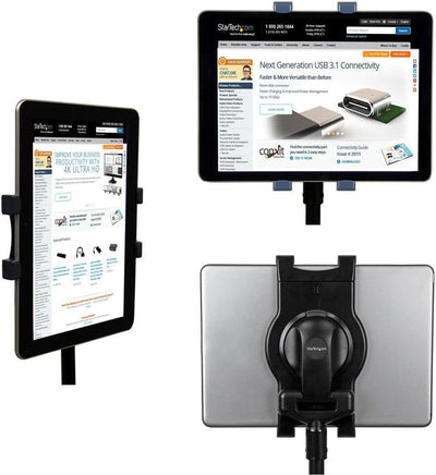 StarTech.com Stativ Tablet Ständer für 7 Zoll, 11 Zoll Tablets, Mobiles Tablet Dreifussstativ mit Tr