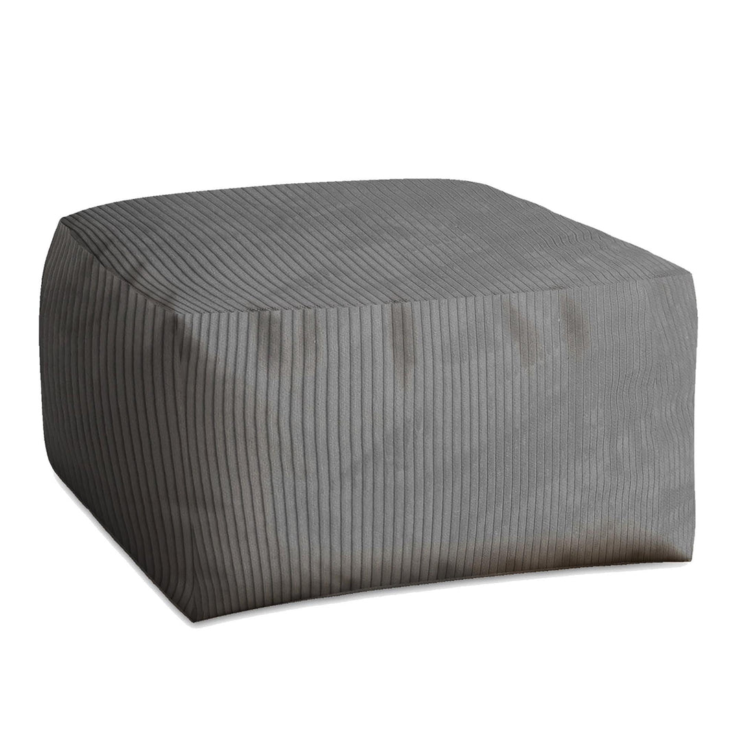 DreamRoots Pouf Hocker Comfort 70x70x40cm - Couch Hocker - Pouf Cord - Hocker Wohnzimmer - Fusshocke
