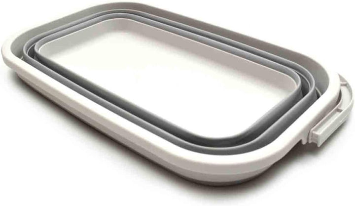 SAMMART 11,6L zusammenklappbarer Eimer (Grau, 1) Grau 1, Grau 1