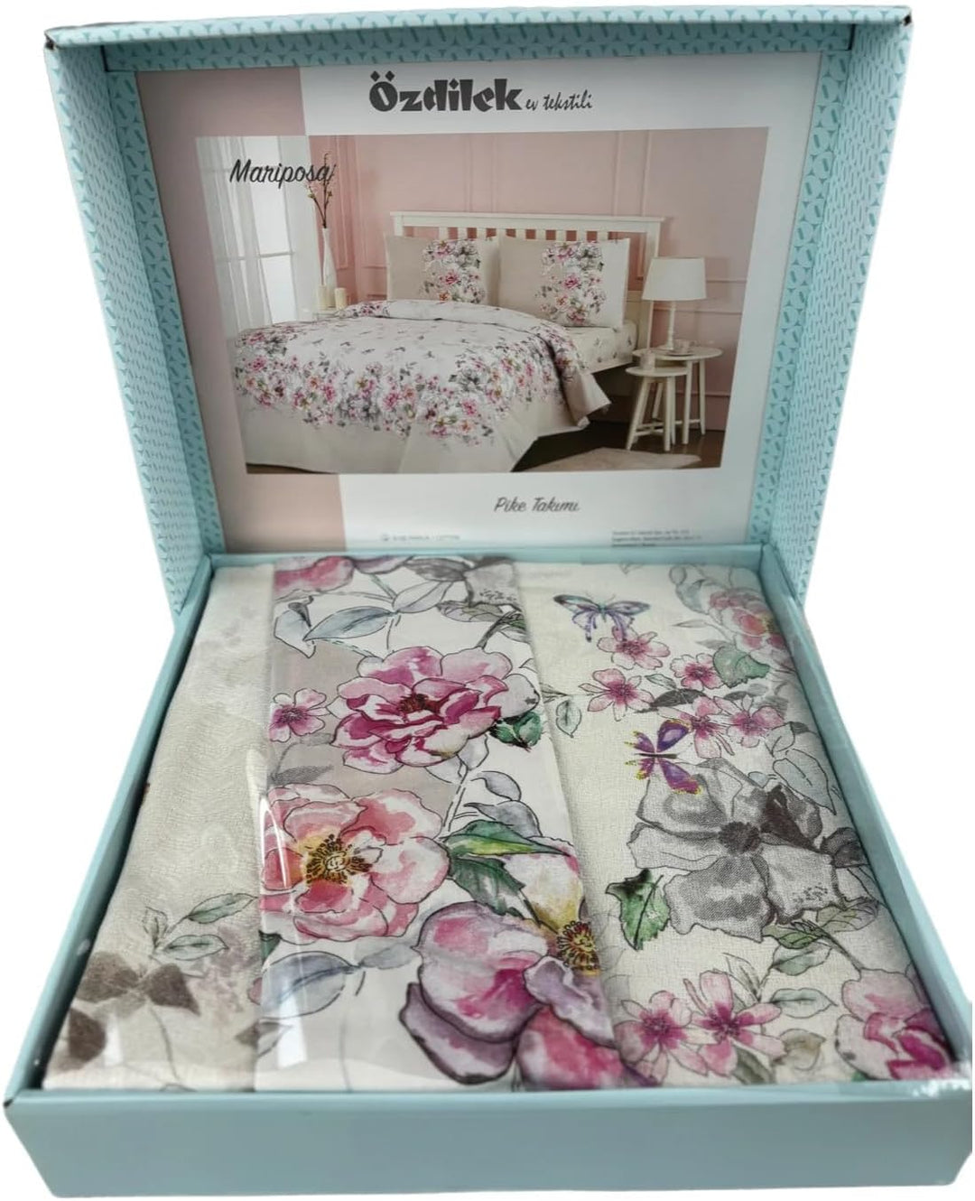 Özdilek Single Ranforce Pique-Set Mariposa Lila
