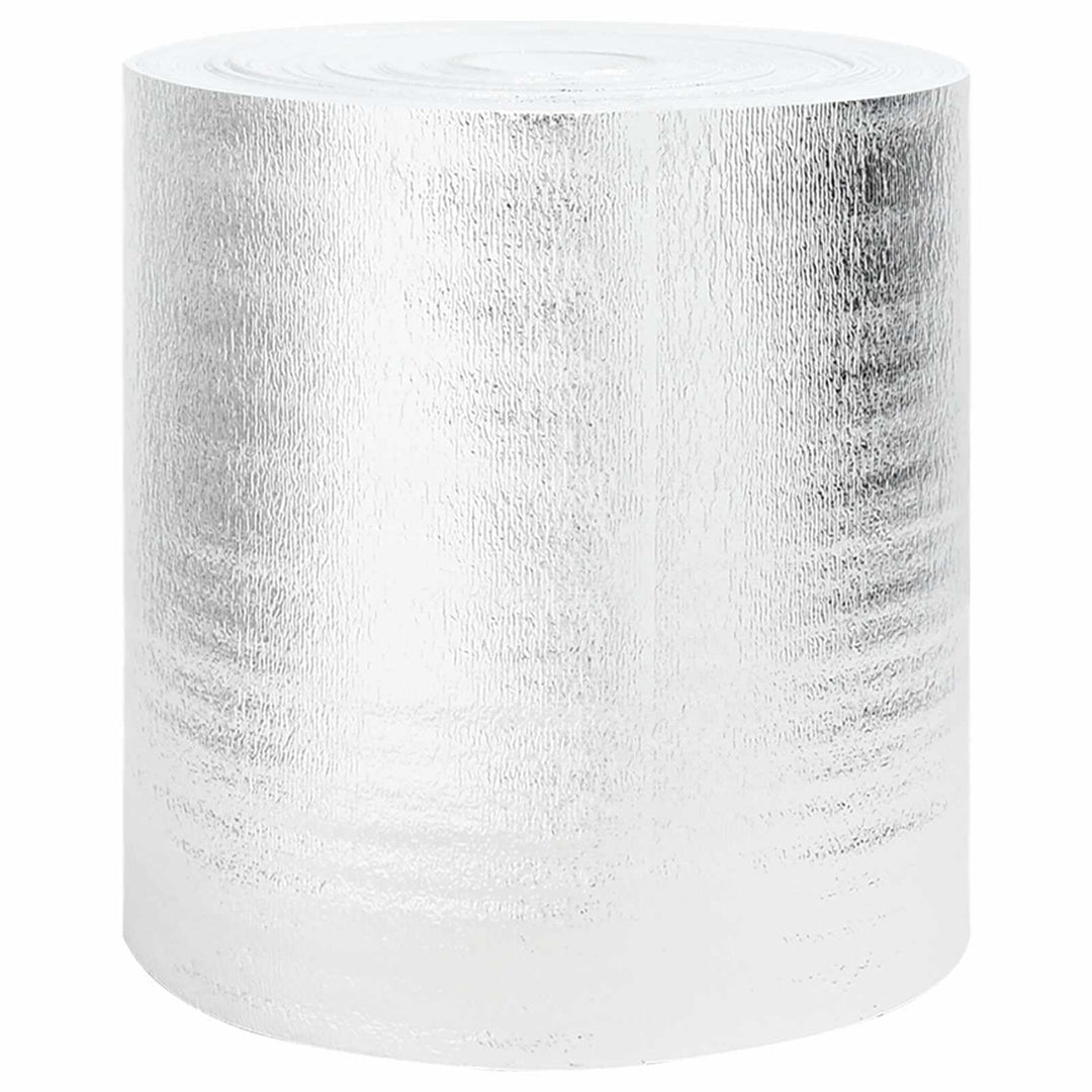 vidaXL Heizkörper-Reflektorfolie Silber 5 x 0,5 m Polyethylen, Heizaccessoire fürs Wohnzimmer, zylin