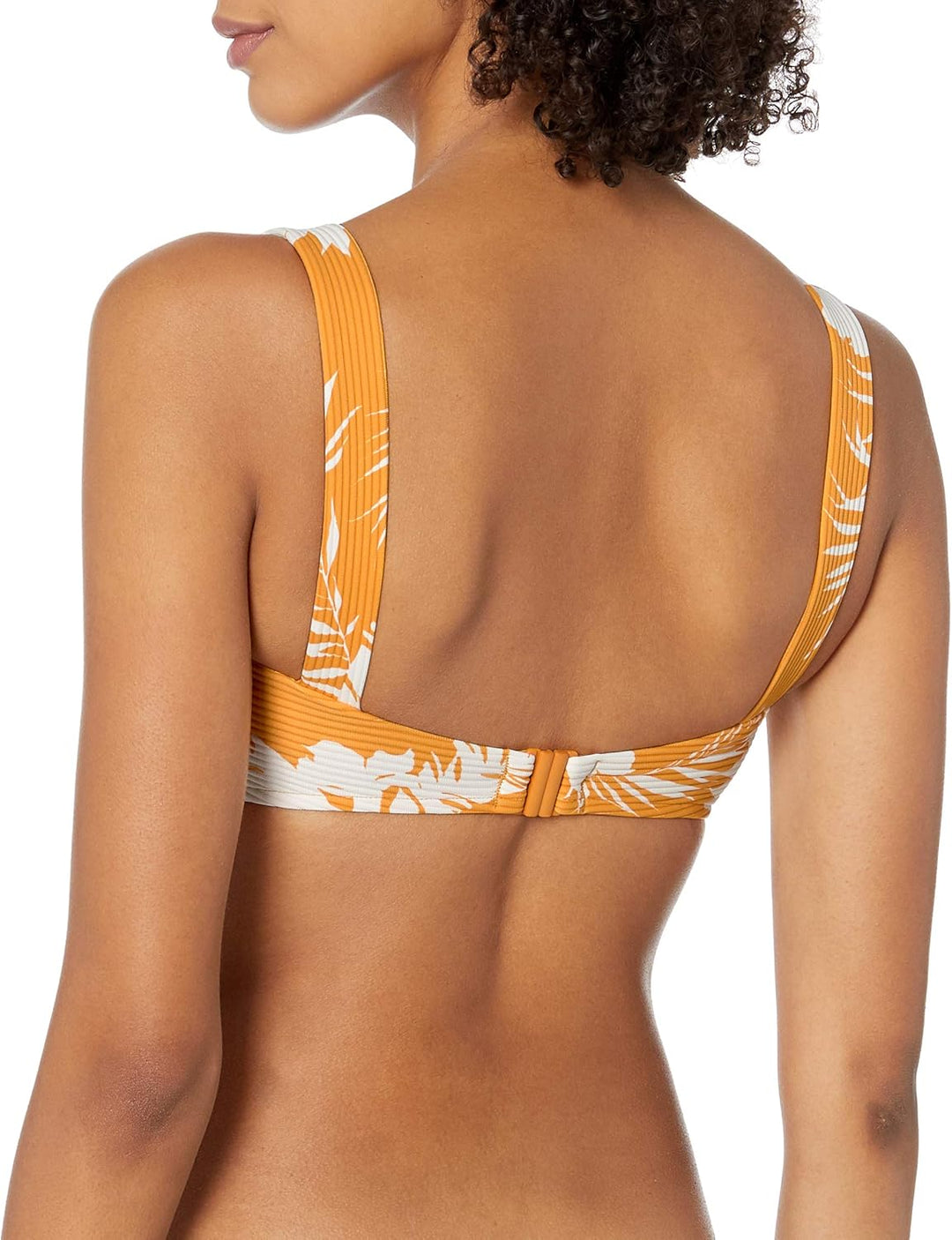 Seafolly Women's Wide Strap Tube Bandeau Bikini Top Swimsuit with Clip Back 80B Gold (Saffron Saffro