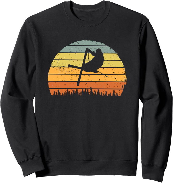 Vintage SKI Freestyle Retro Design Jump Trick Skifahren Sweatshirt