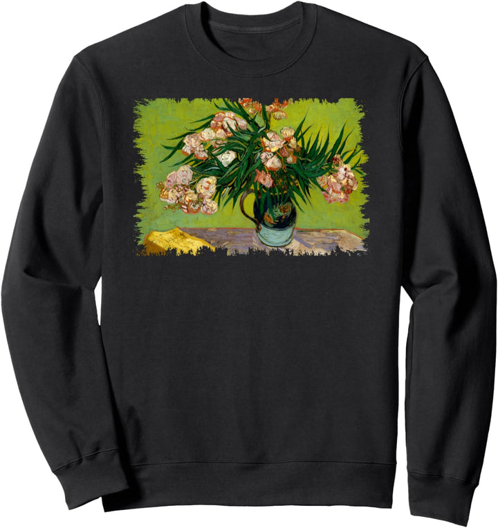 Van Gogh Oleanders Famous Art Berühmte Klassische Kunst Sweatshirt