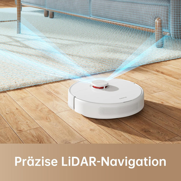 dreame F9 Pro Staubsaugerroboter und Wischmopp 2-in-1, LiDAR Navigation, 150 min Laufzeit, Staubsaug