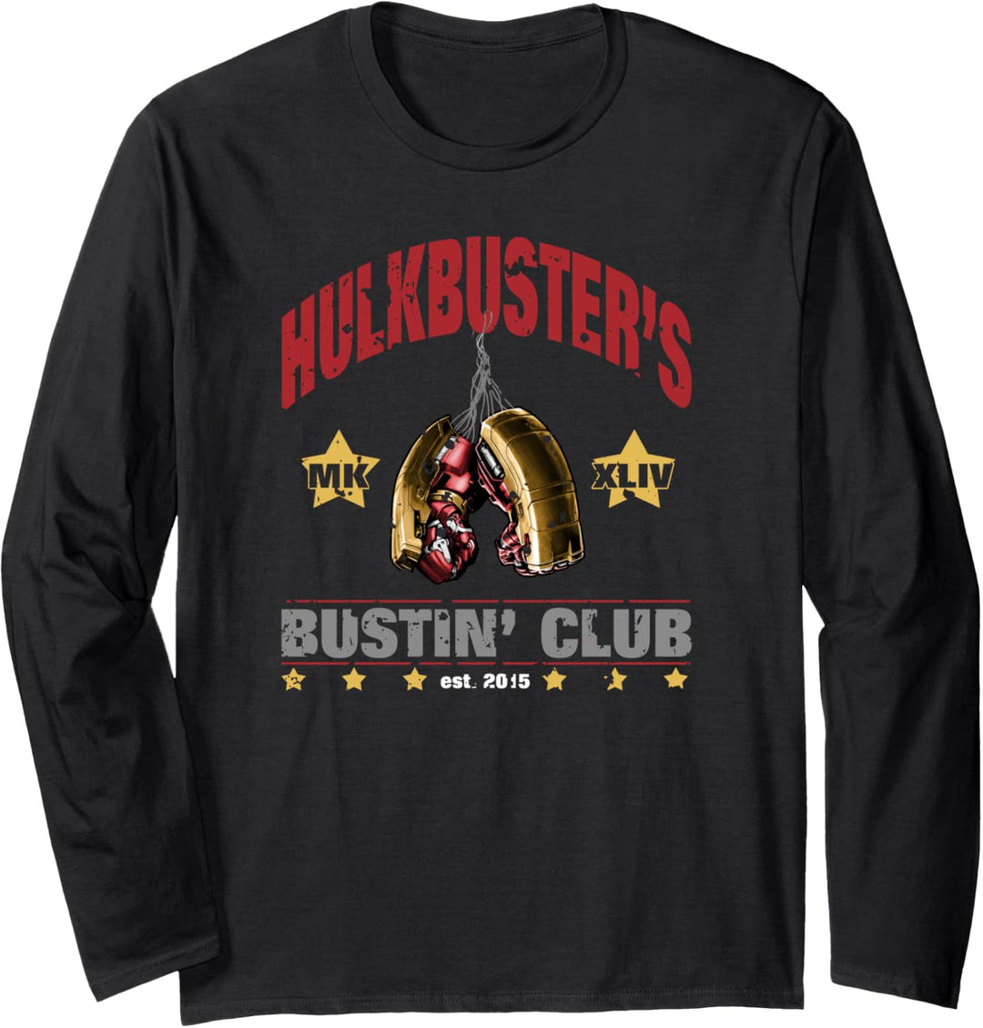 Marvel Avengers Age of Ultron Hulkbusters Bustin' Club Langarmshirt