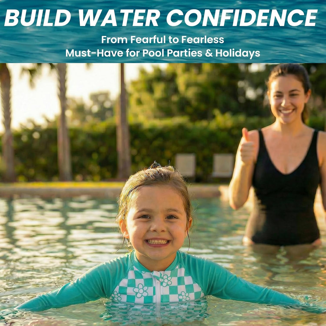 Badeanzug Baby Mädchen mit Floatation Kleinkind Schwimmtraining Hilfe Schwimmende Badeanzug Langarm