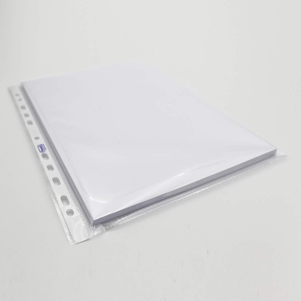 Buste foratura universale Liscio Super Clear Favorit -Superior- 22x30 cm -bianco-01022501 (conf.500)