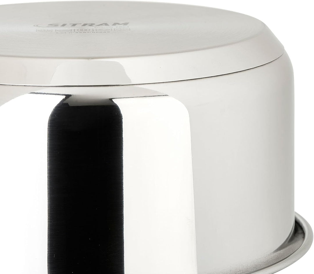 Sitram 715012 Stieltopf aus Edelstahl, abnehmbar, Produktreihe Sitromovible, Arpege, Ø 16 cm, Höhe 8