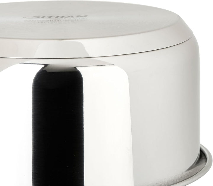 Sitram 715012 Stieltopf aus Edelstahl, abnehmbar, Produktreihe Sitromovible, Arpege, Ø 16 cm, Höhe 8