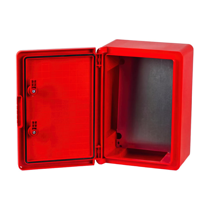 BOXEXPERT® Verteilerkasten aussen wasserdicht [ABS Kunststoff IP65 Gehäuse] rot (Serie Fleet) 350x25