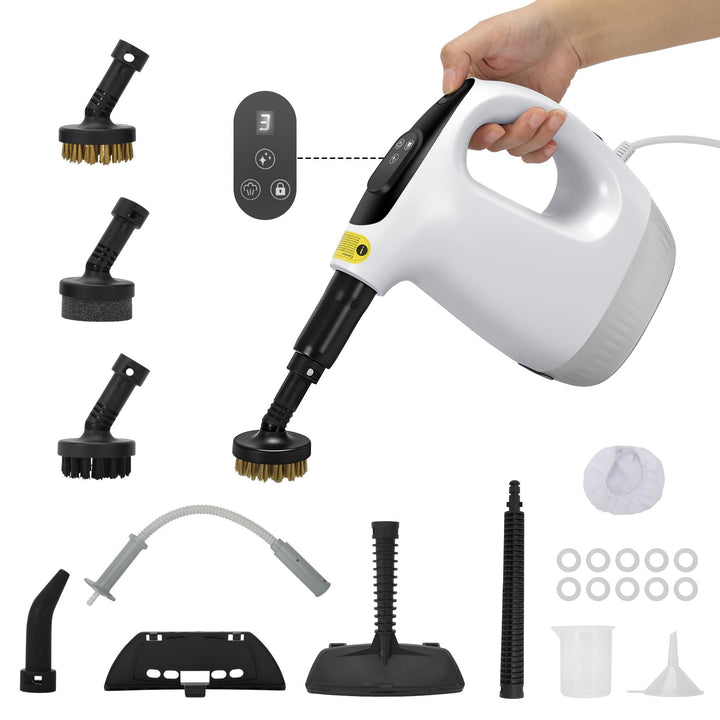 Dampfreiniger 1200W Dampfreiniger Handgerät, Mehrzweck Steam Cleaner Chemikalienfreier Handdampfrein