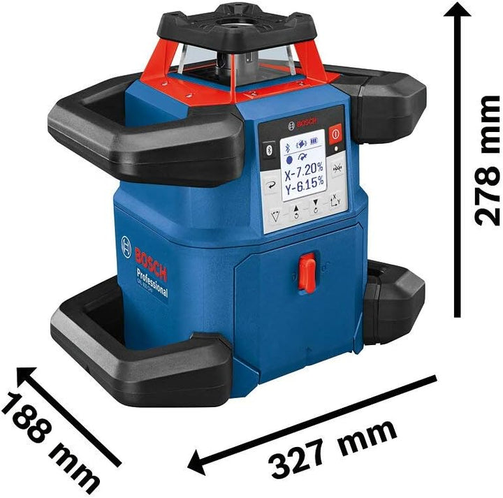 Bosch Professional 18V System Rotationslaser GRL 600 CHV (1x Akku 18 V, 4,0 Ah + ladegerät, mit App-