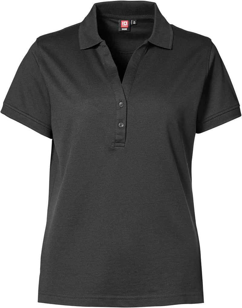 Pionier 47137-M Poloshirt "561" Grösse aus Piqué in Schwarz, M M Schwarz, M Schwarz