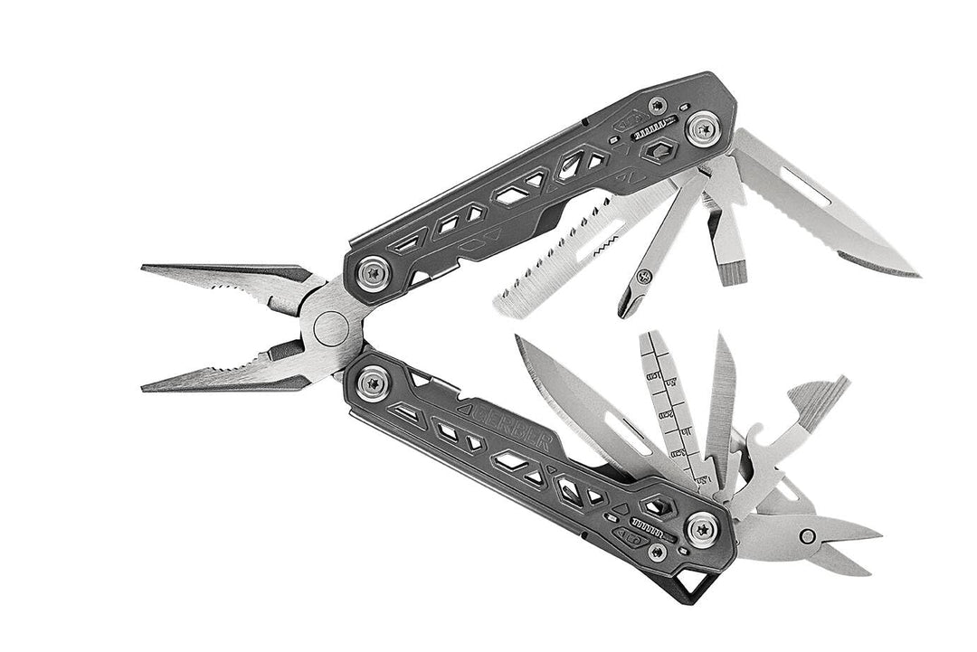 Gerber Multifunktionswerkzeug mit Nylon-Scheide und 17 Funktionen, Truss Multi-tool, 30-001546 17 To