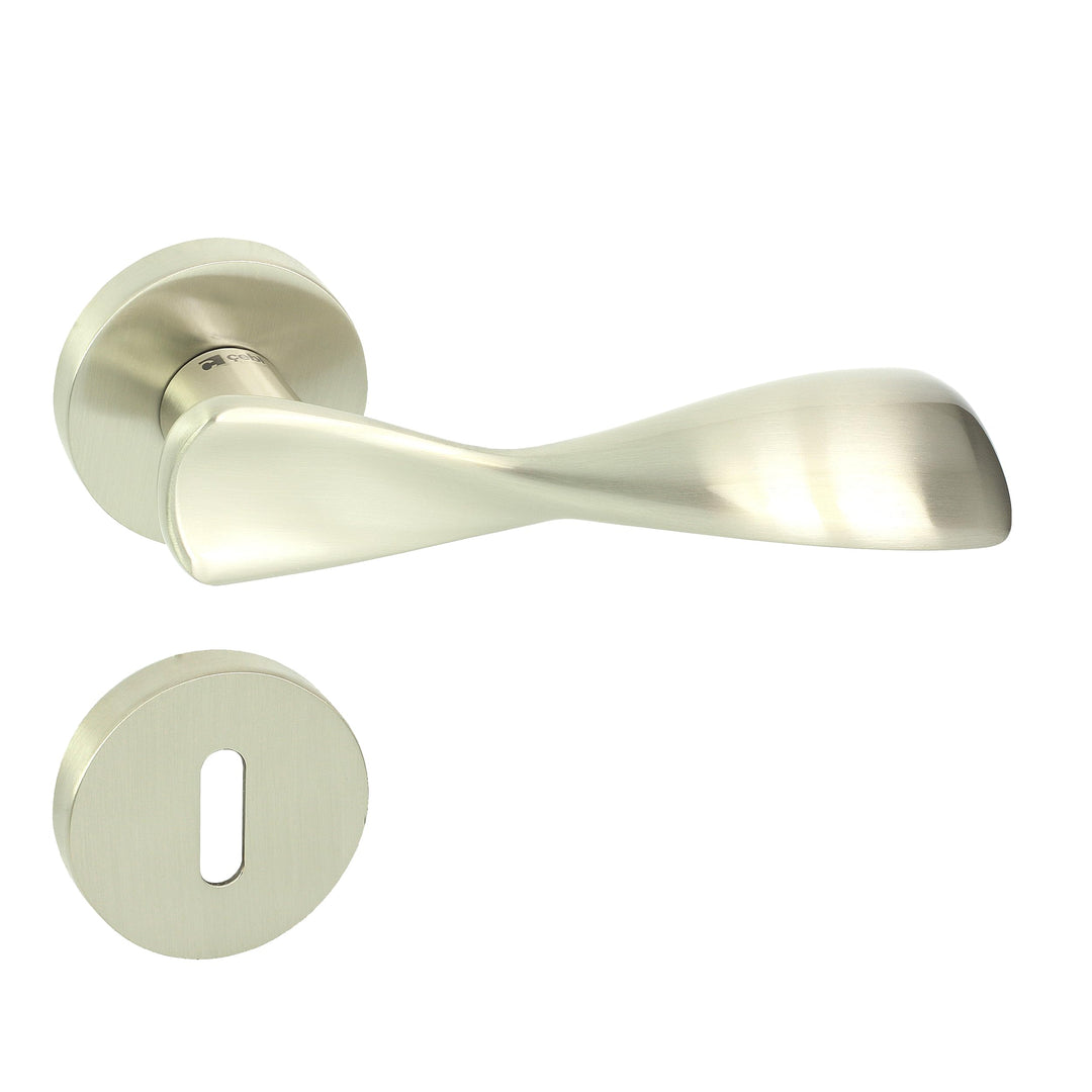 domino TÜRGRIFF DUNCAN-R M9 NICKEL BB-BUNTBART [BUNTBART]