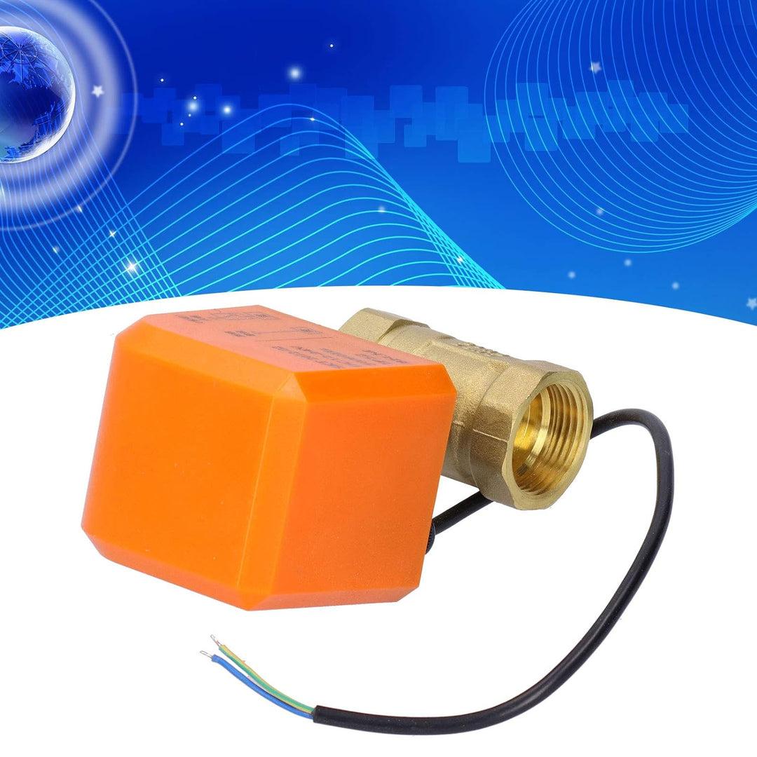 Motorisiertes Kugelhahnventil, elektrisches 2-Wege-Kugelhahnventil, DC 12V 24V DN25 2-Draht-motorisi