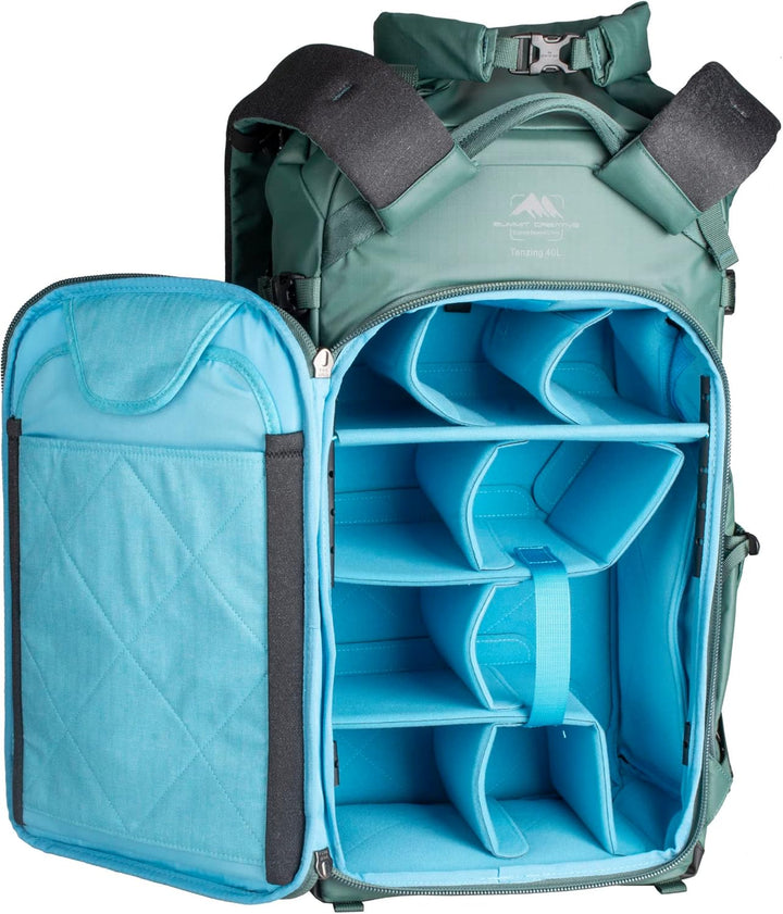 Summit Creative TENZING Roll-Top-Kamerarucksack 40 grün, 40 grün