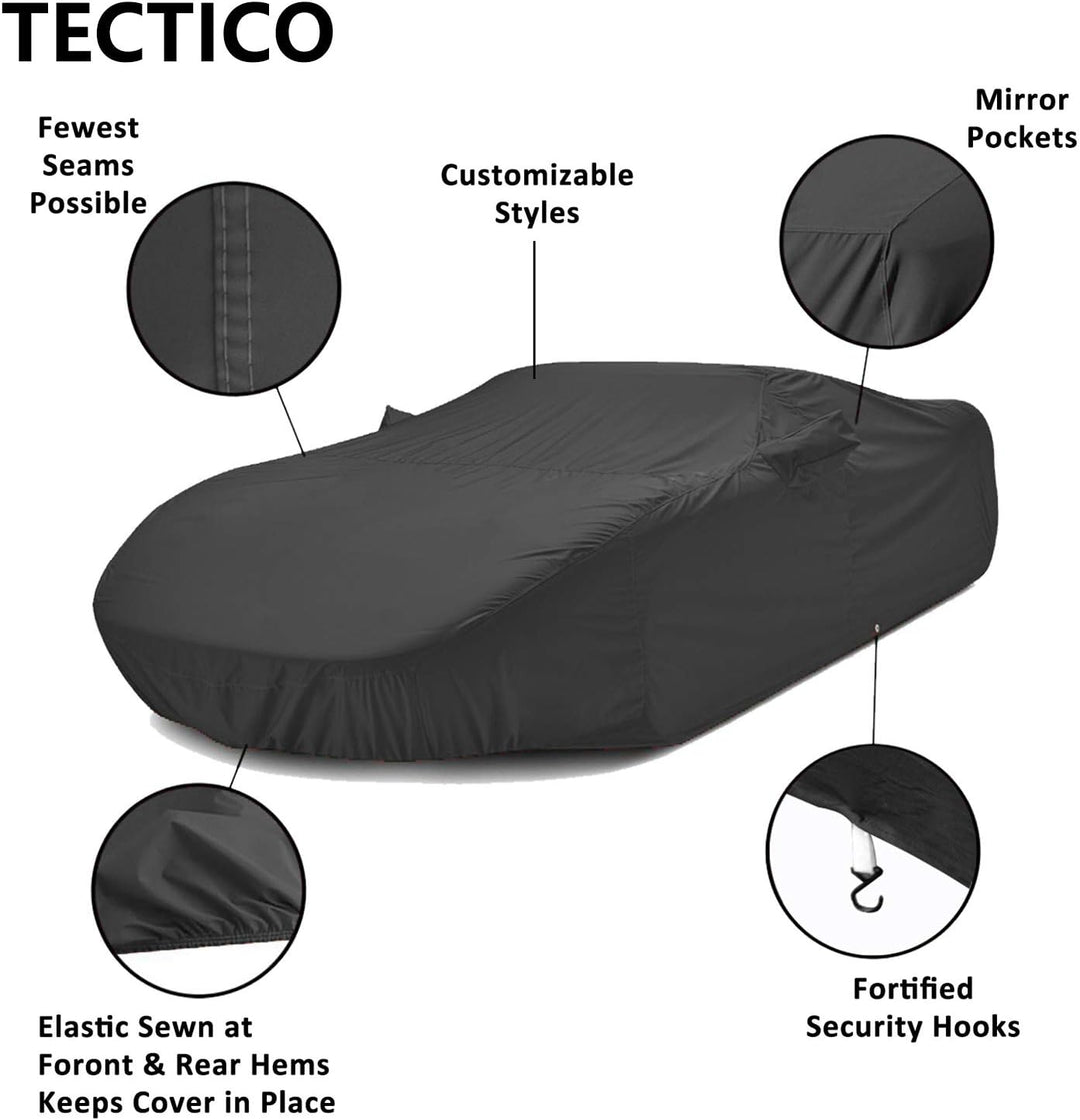 TECTICO Indoor Sportwagen Autoplane Elastisch Atmungsaktiv Staubschutz Weich Stretch Stoff Elegante