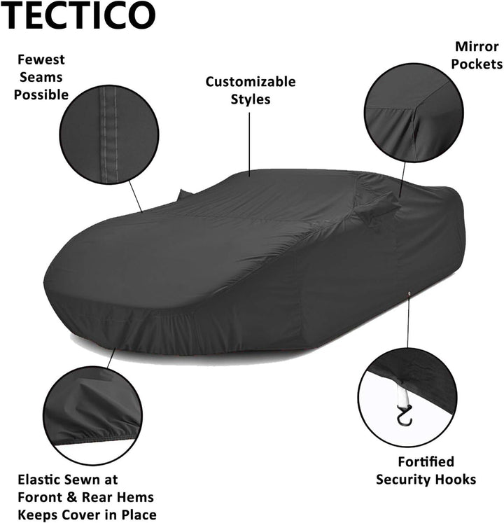 TECTICO Indoor Sportwagen Autoplane Elastisch Atmungsaktiv Staubschutz Weich Stretch Stoff Elegante