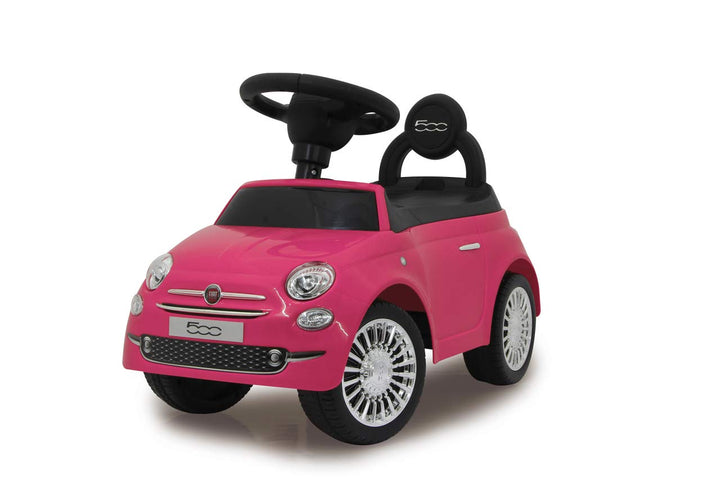 JAMARA 460436 Rutscher FIAT 500 – Kinderfahrzeug, Offiziell lizenziert, Kofferraum unter der Sitzflä