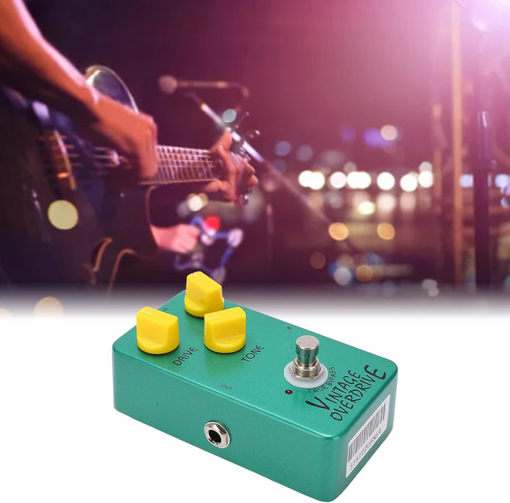 Vintage Overdrive-Pedal, sanfter sanfter glatter Klang klassische Röhren-Screamer-Pedale Metall für
