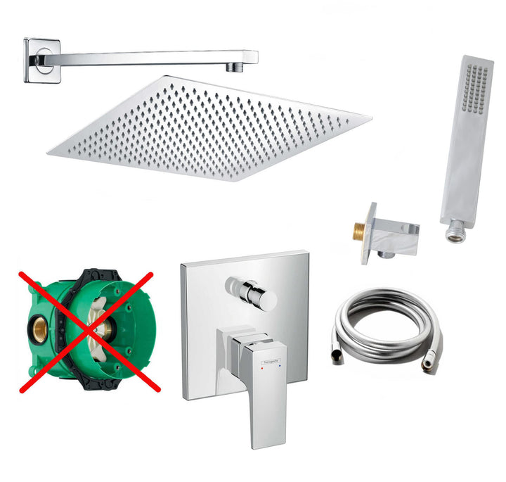 vanvilla Duschsystem mit Unterputz Duscharmatur von Hansgrohe Metropol Einhebelmischer und vanvilla